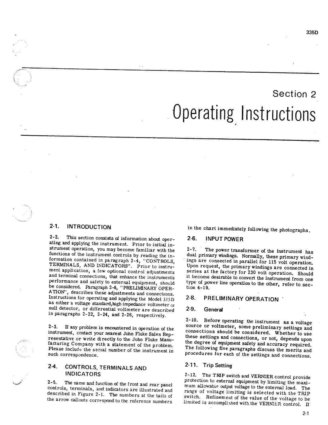 Fluke 335D manual 