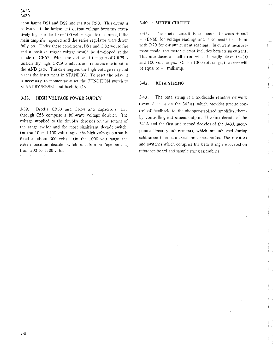 Fluke 341a, 343a dc voltage calibrators manual 