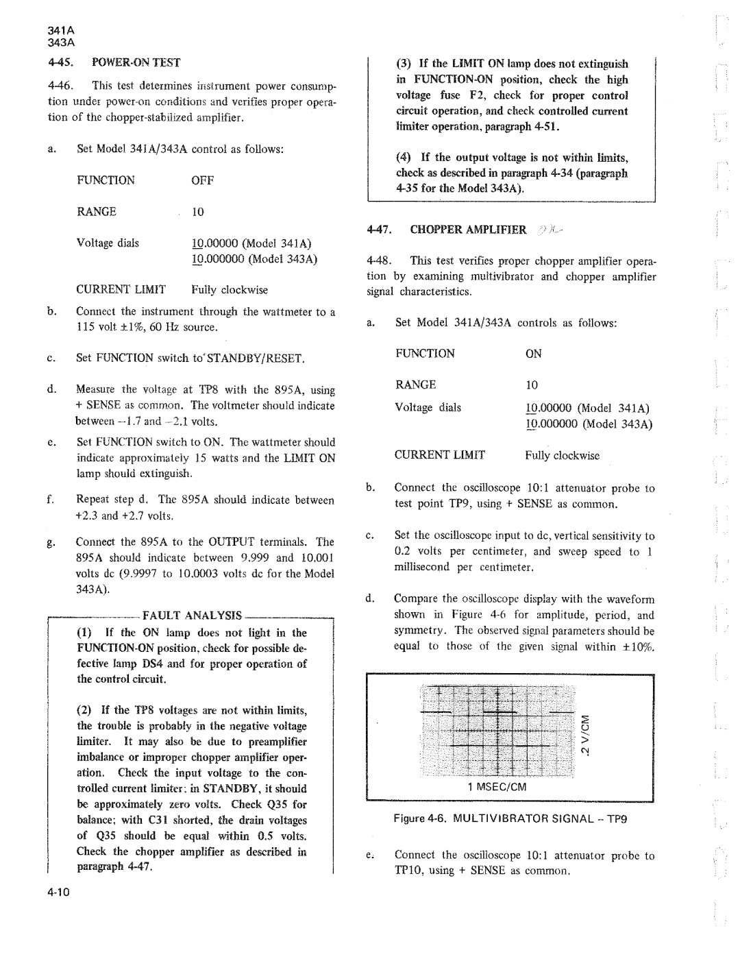 Fluke 341a, 343a dc voltage calibrators manual 