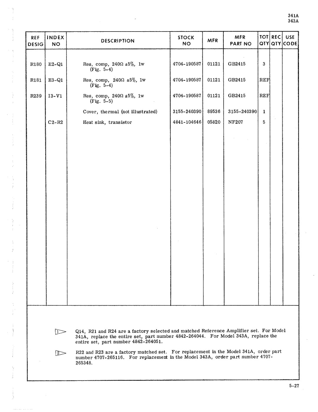 Fluke 343a dc voltage calibrators, 341a manual 