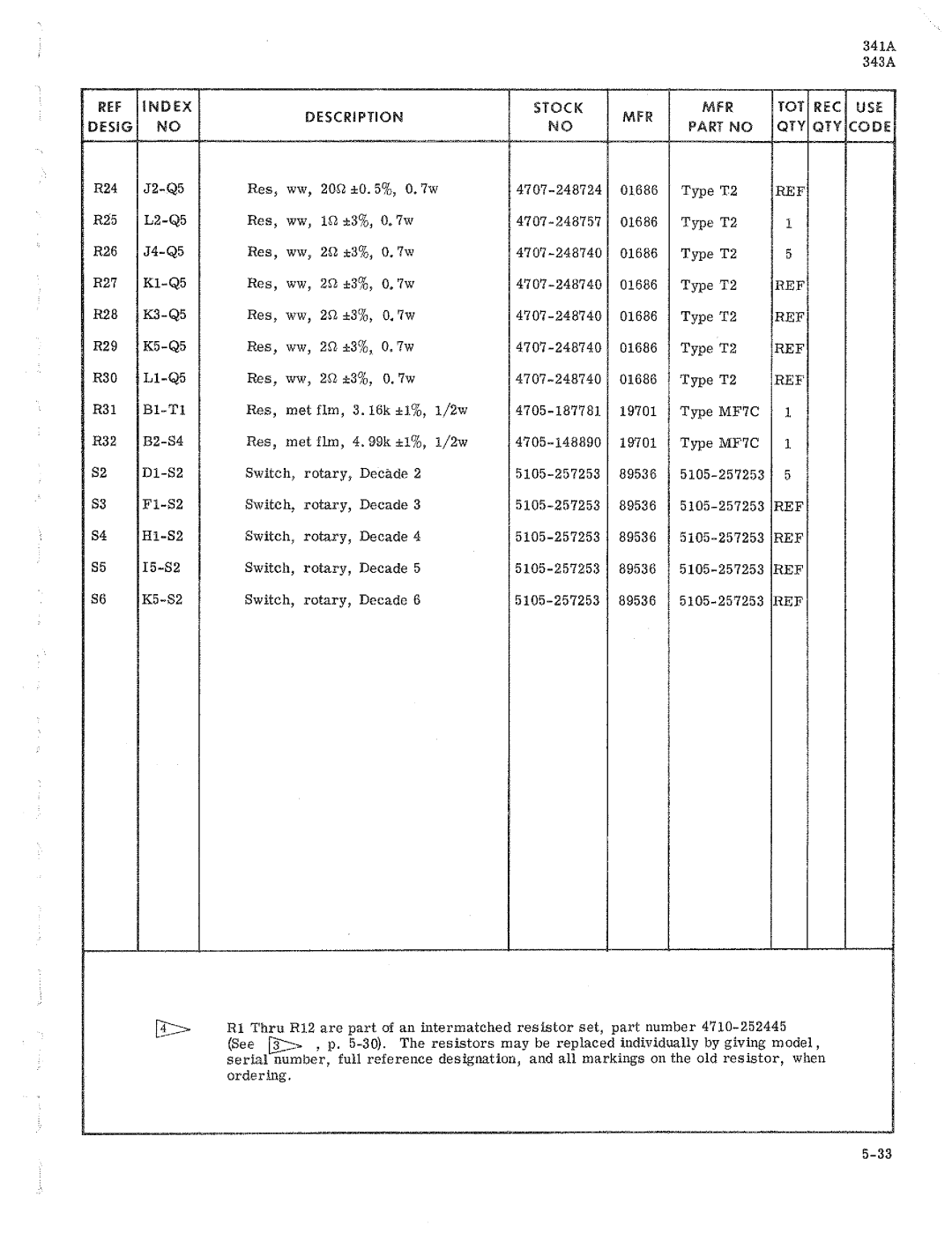 Fluke 343a dc voltage calibrators, 341a manual 