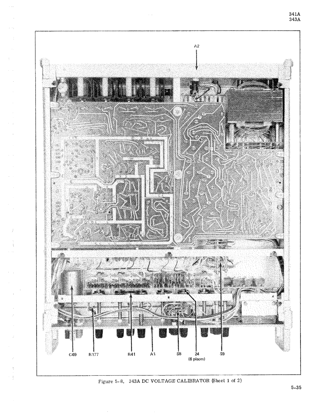 Fluke 343a dc voltage calibrators, 341a manual 