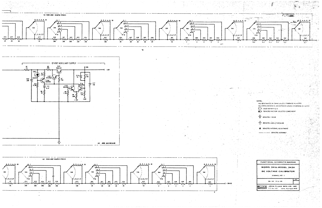 Fluke 341a, 343a dc voltage calibrators manual 