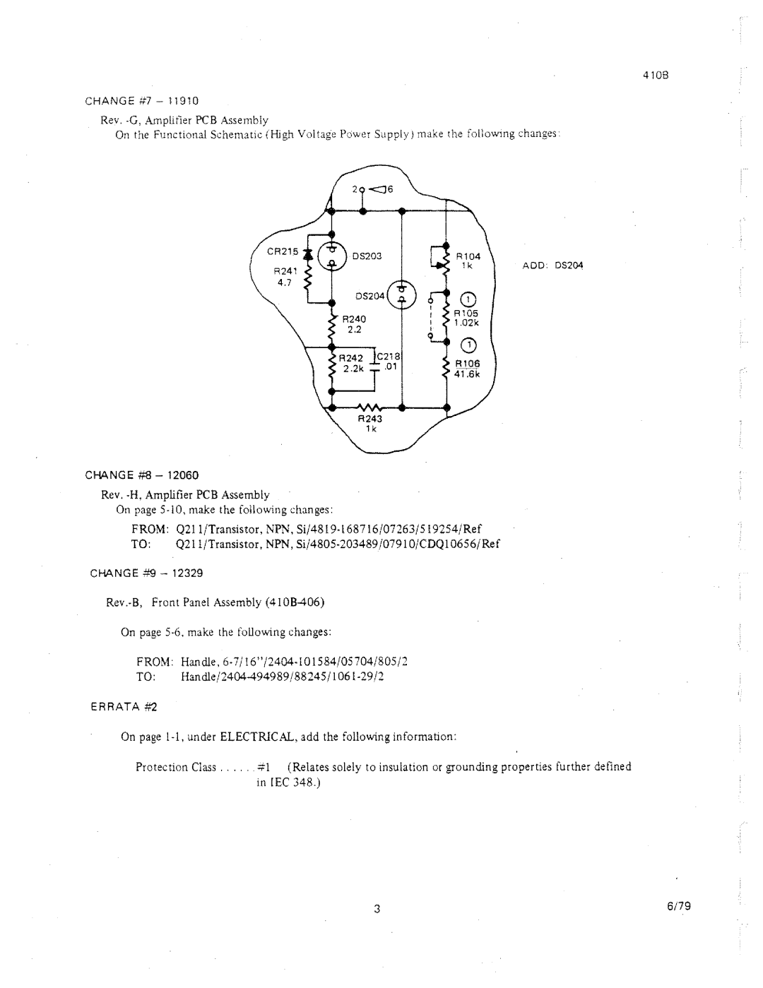 Fluke 410B manual 