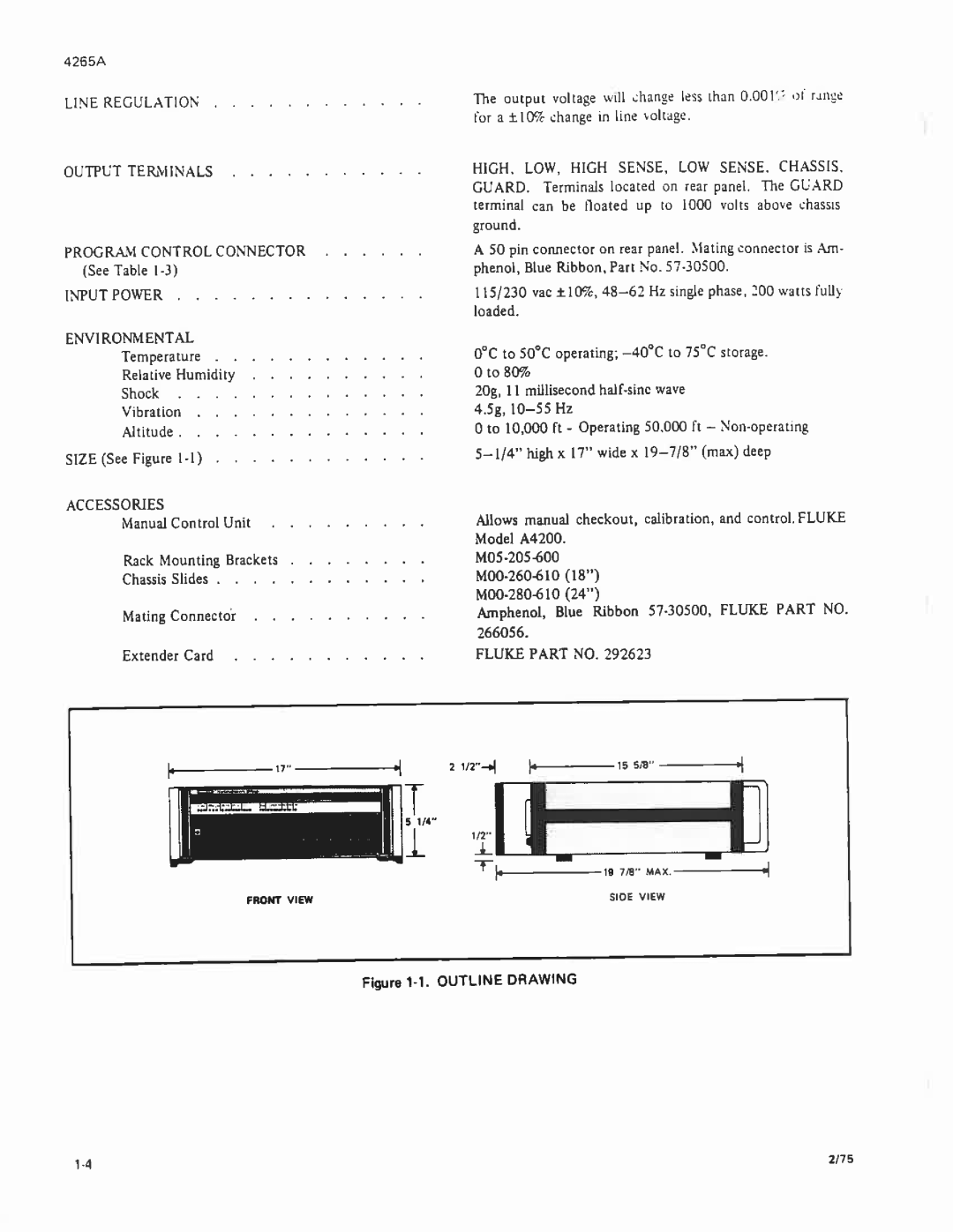 Fluke 4265A manual 