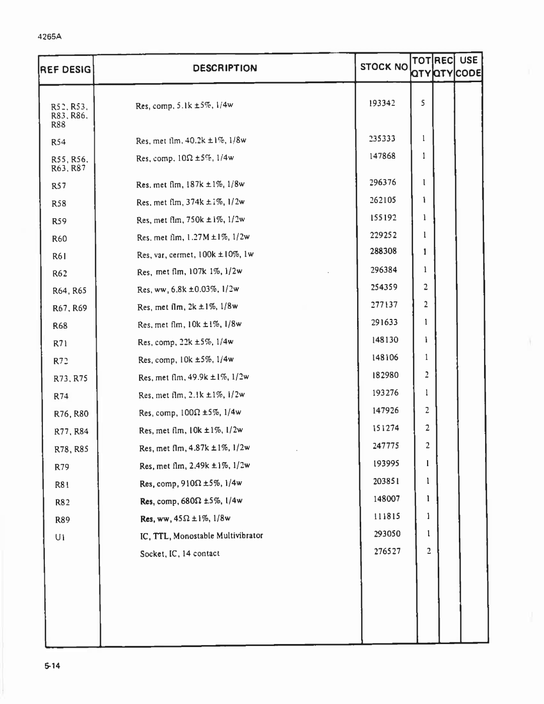 Fluke 4265A manual 