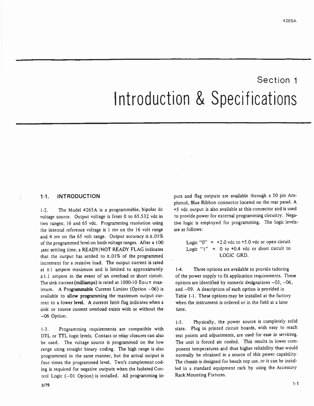 Fluke 4265A manual 