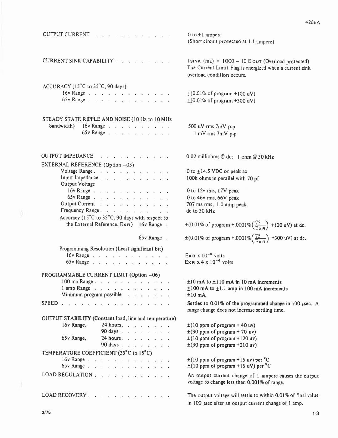 Fluke 4265A manual 