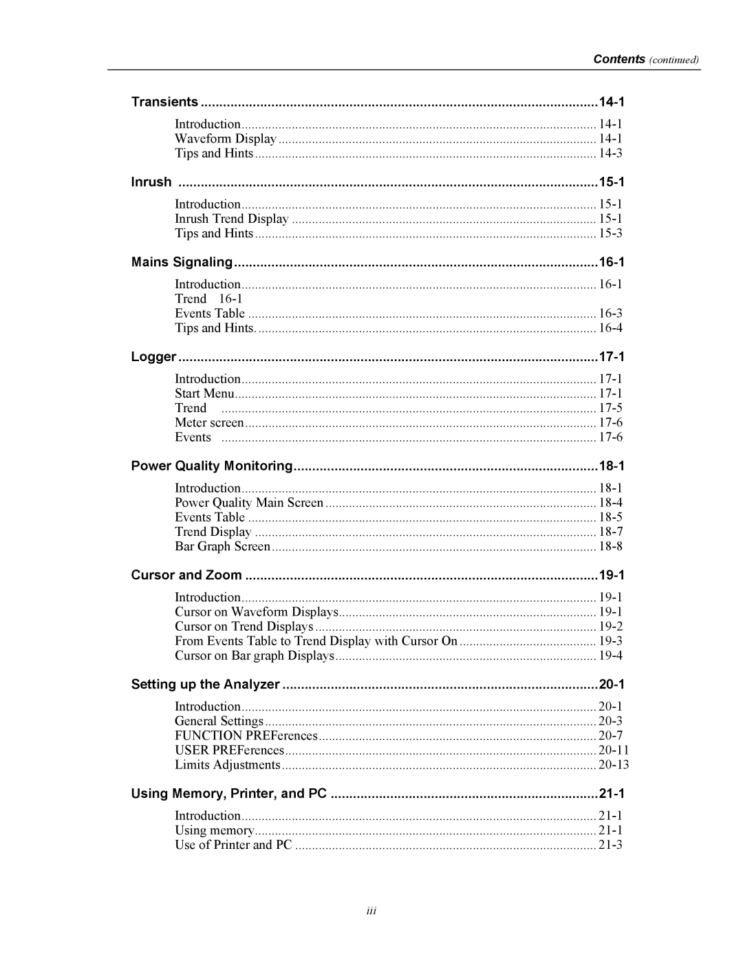 Fluke 435 user manual 14-1 