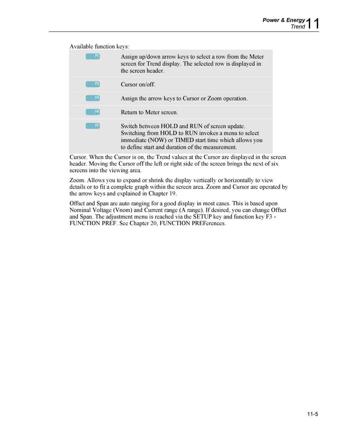 Fluke 435 user manual 11-5 