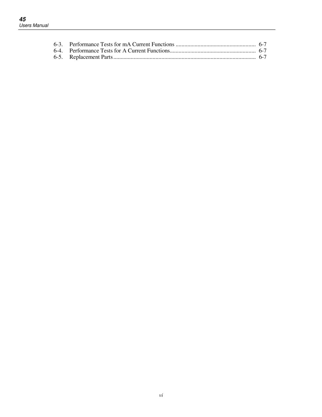 Fluke 45 user manual 