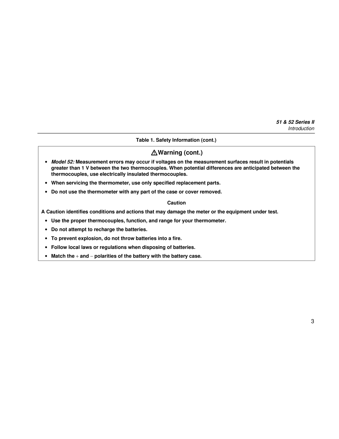 Fluke 51 & 52 Series II user manual Introduction 