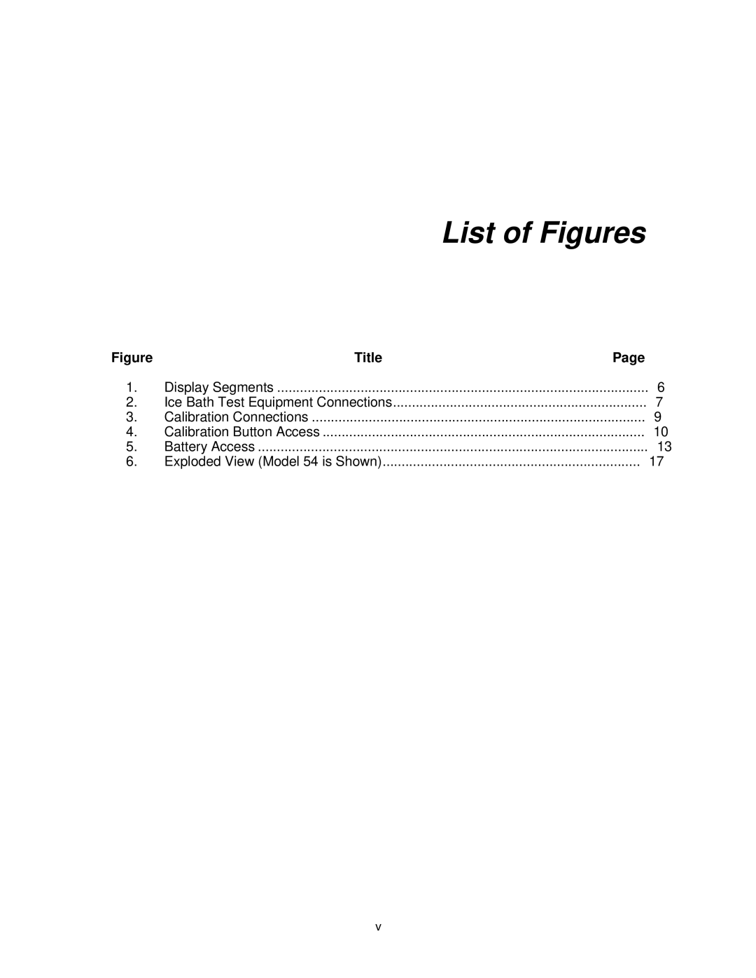 Fluke 53, 51, 54, 52 service manual List of Figures 
