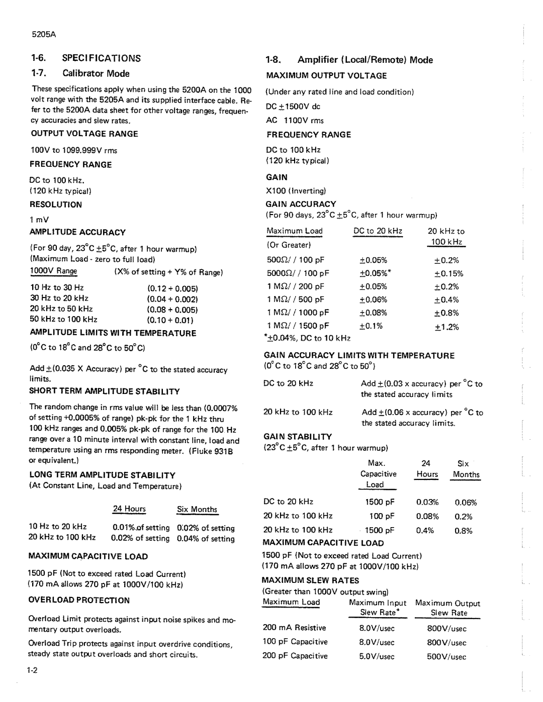 Fluke 5205A manual 