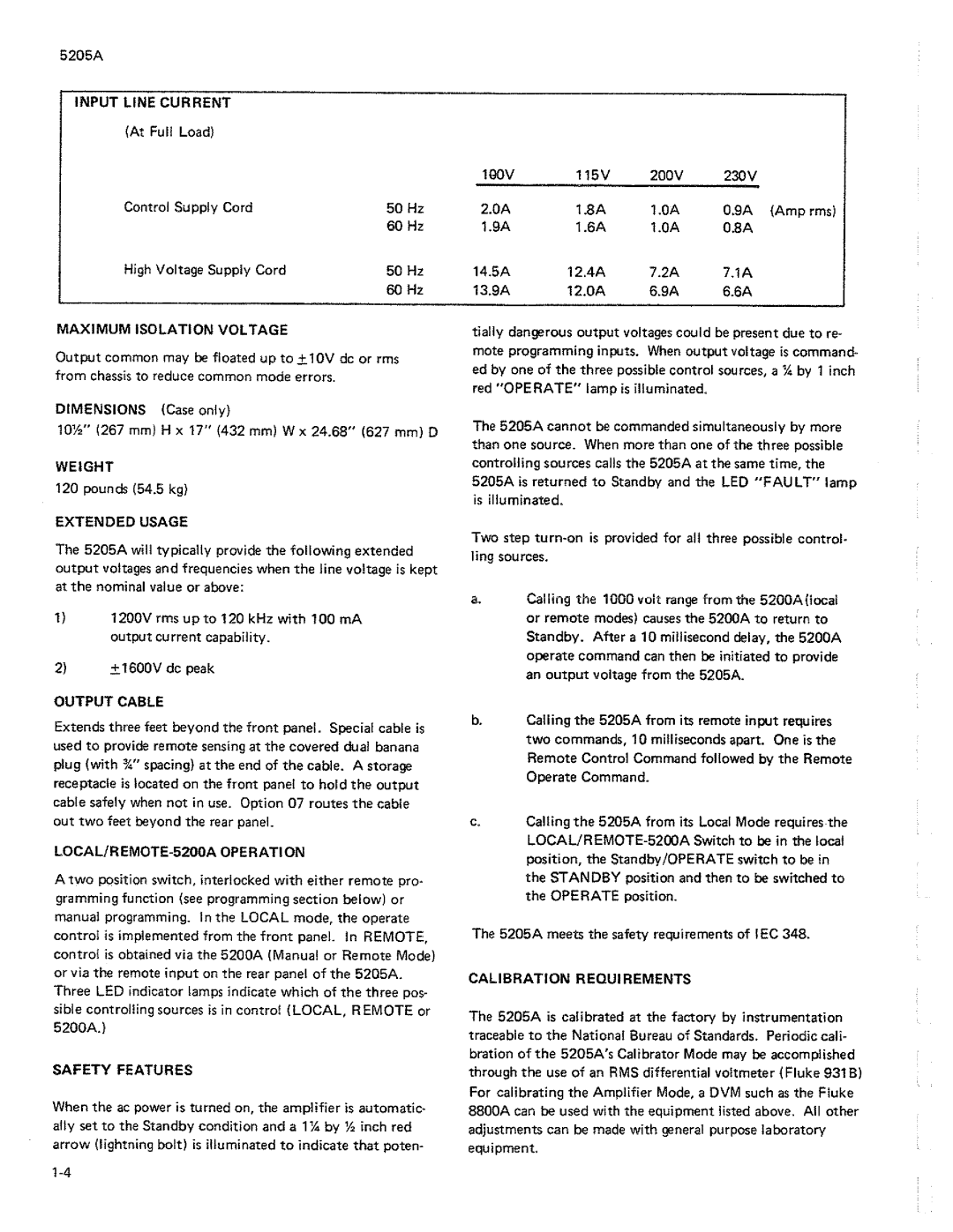 Fluke 5205A manual 