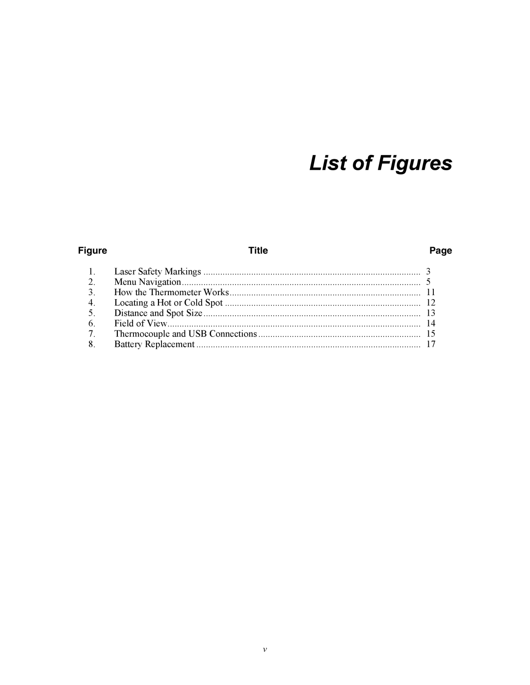 Fluke 568, 566 user manual List of Figures 