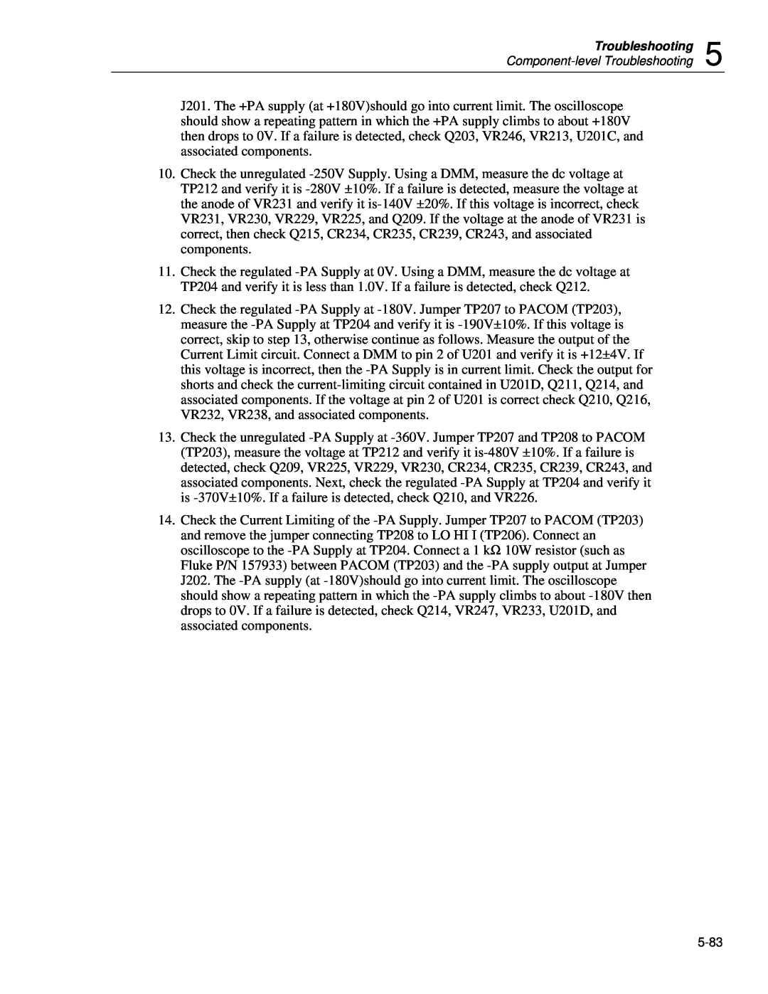 Fluke 5720A service manual 