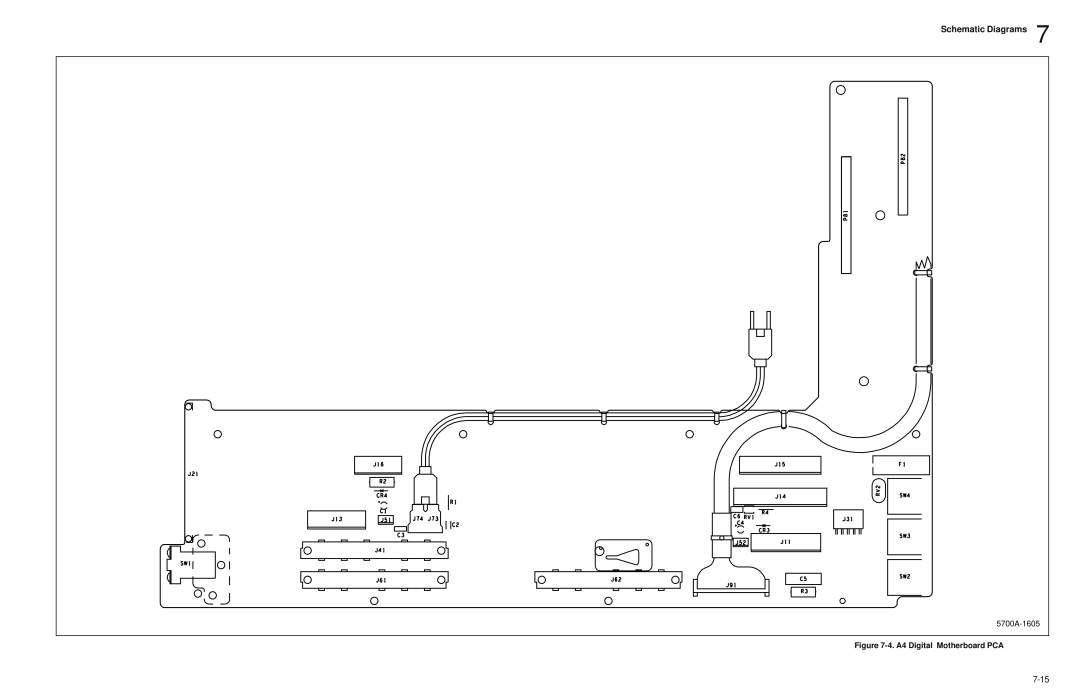 Fluke 5720A service manual Schematic Diagrams, 4. A4 Digital Motherboard PCA 