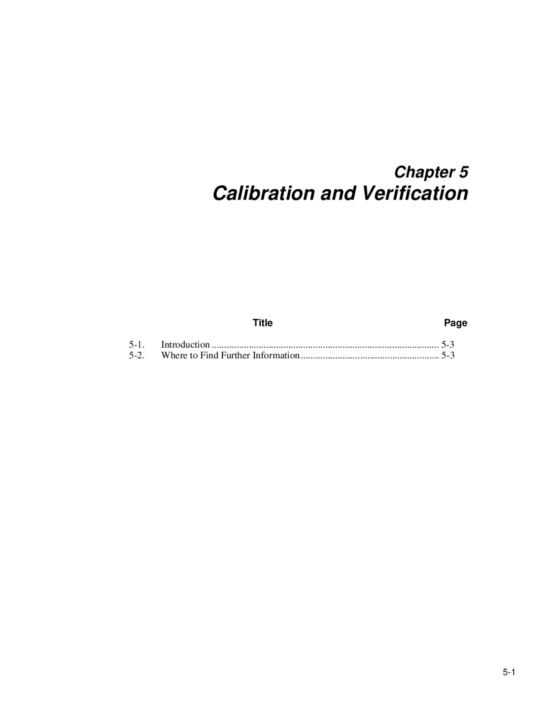 Fluke 5725A instruction manual Calibration and Verification 