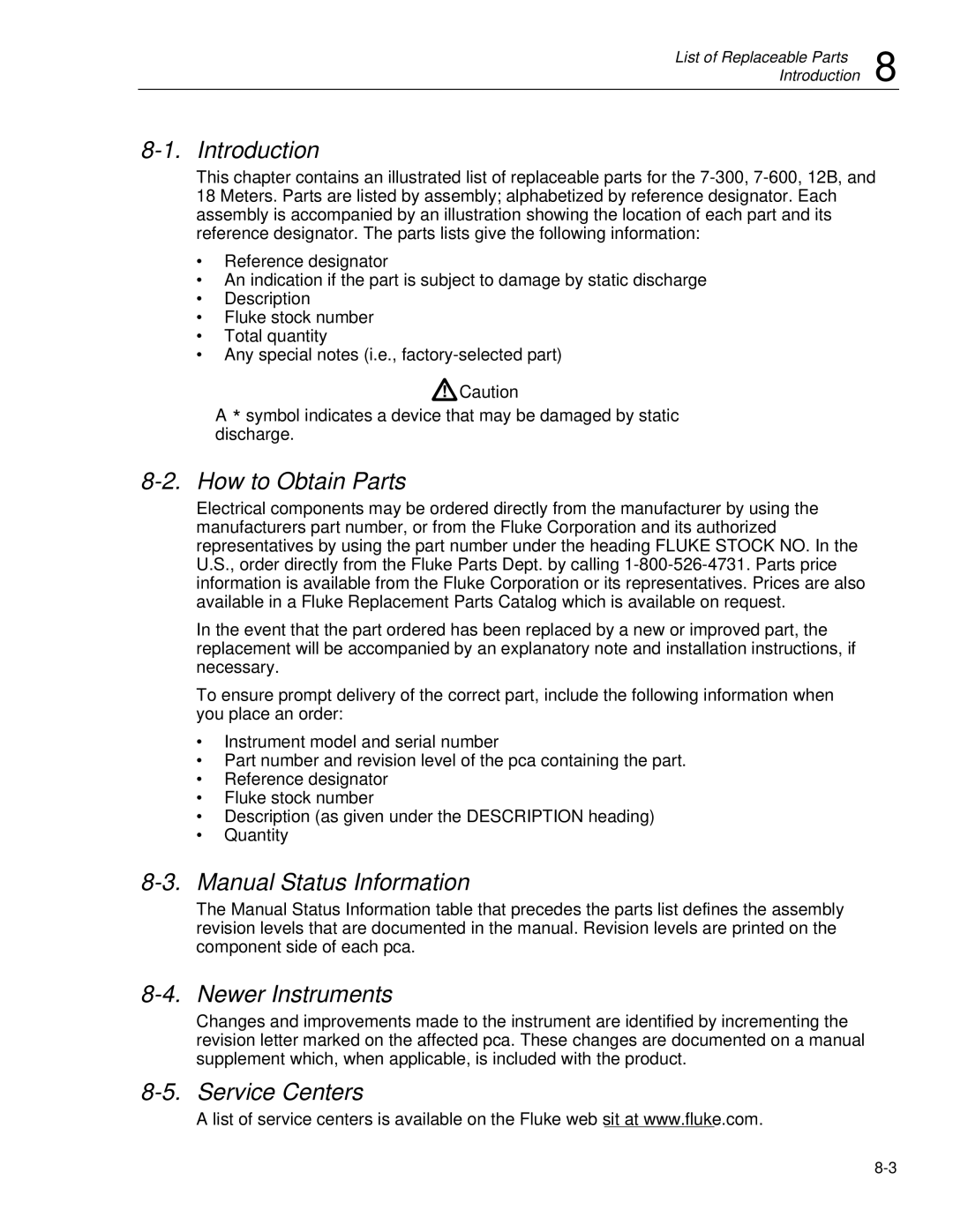 Fluke 5725A instruction manual Introduction 