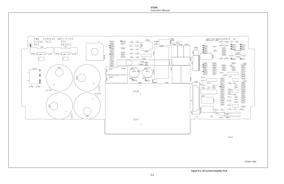 Fluke instruction manual 5725A-1650 