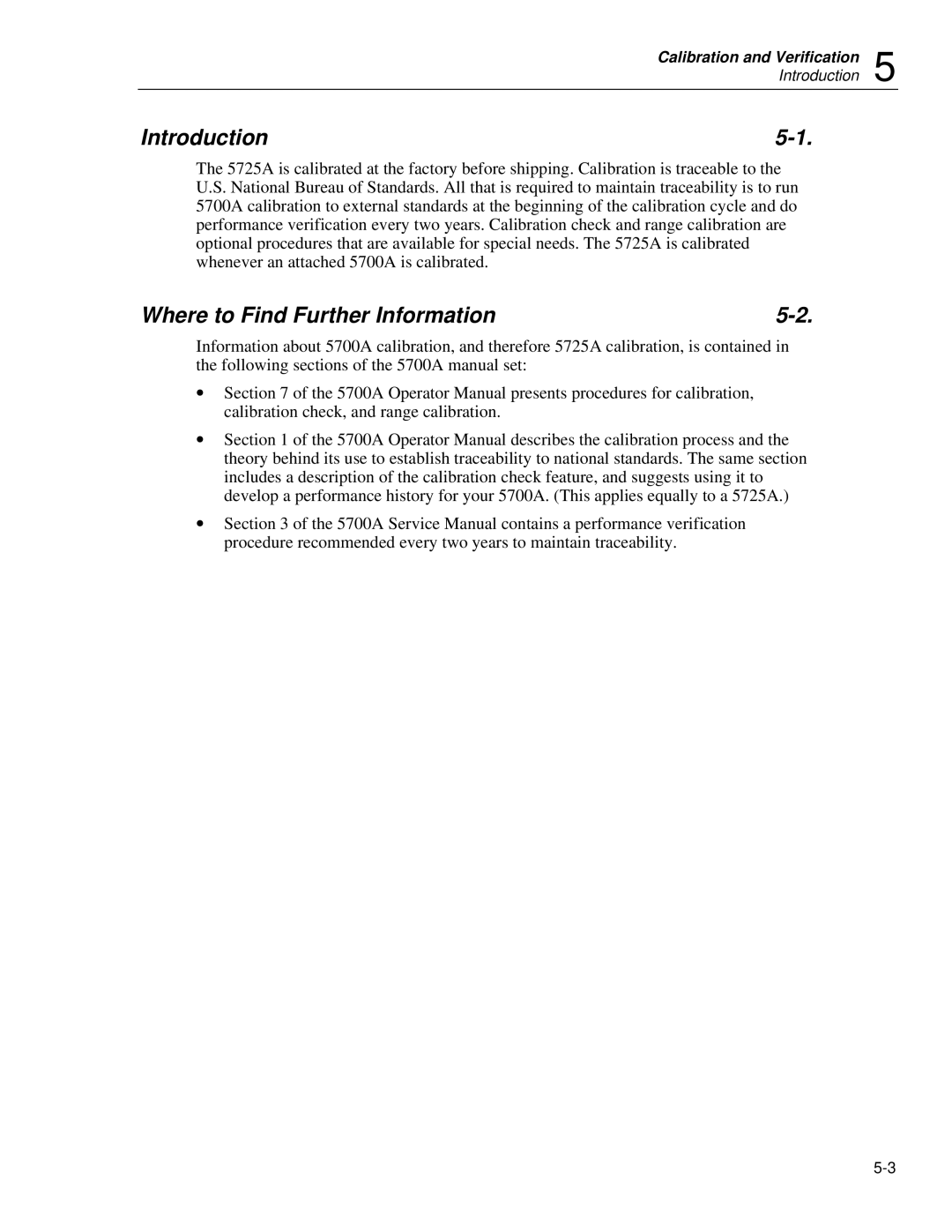 Fluke 5725A instruction manual Introduction, Where to Find Further Information 