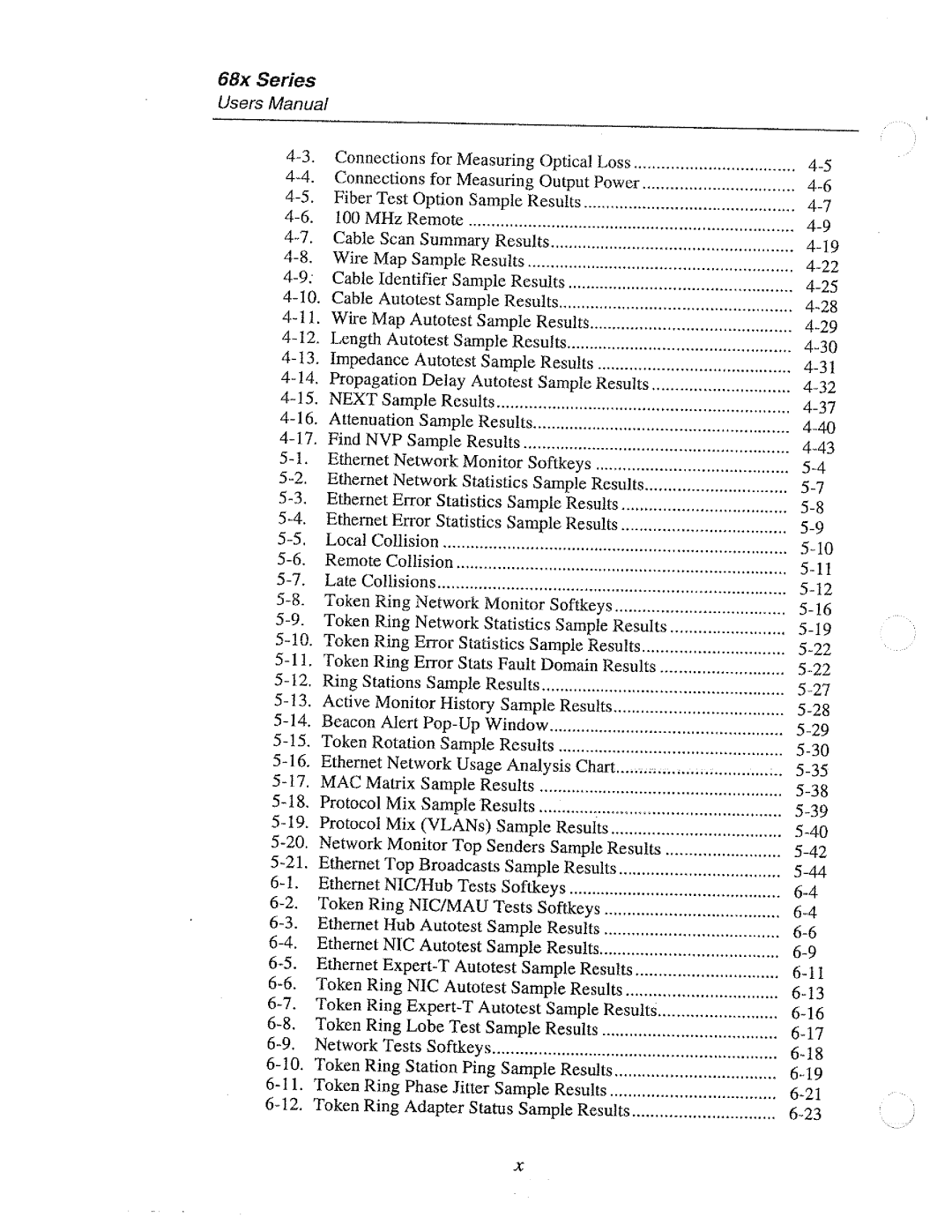 Fluke 68X Series manual 