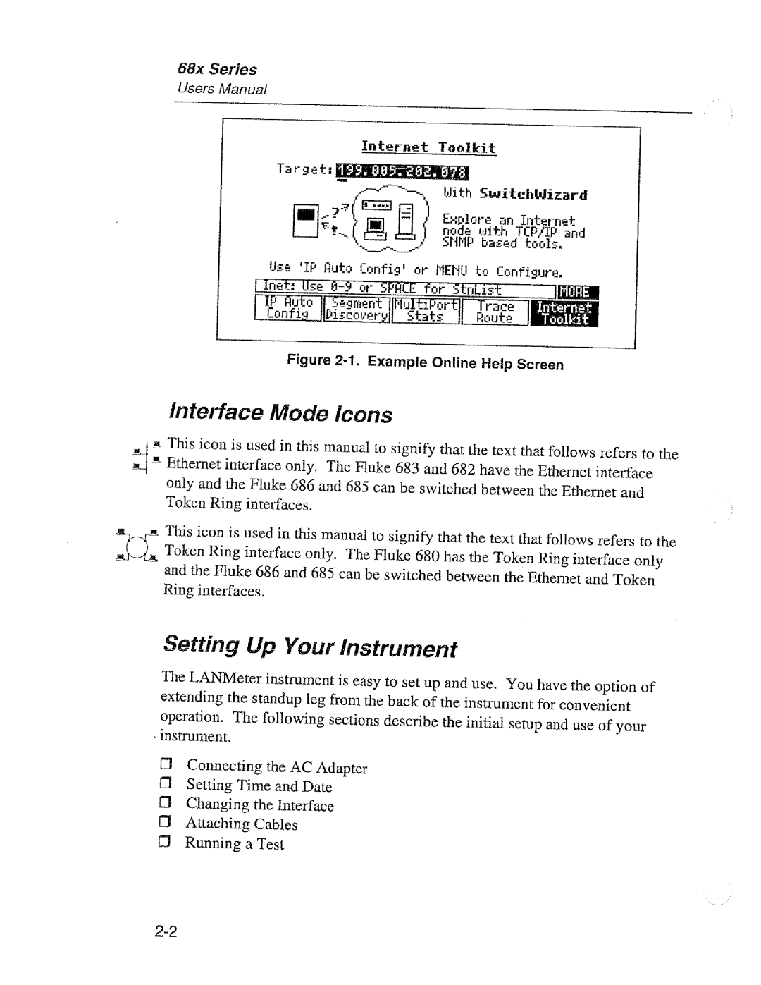 Fluke 68X Series manual 