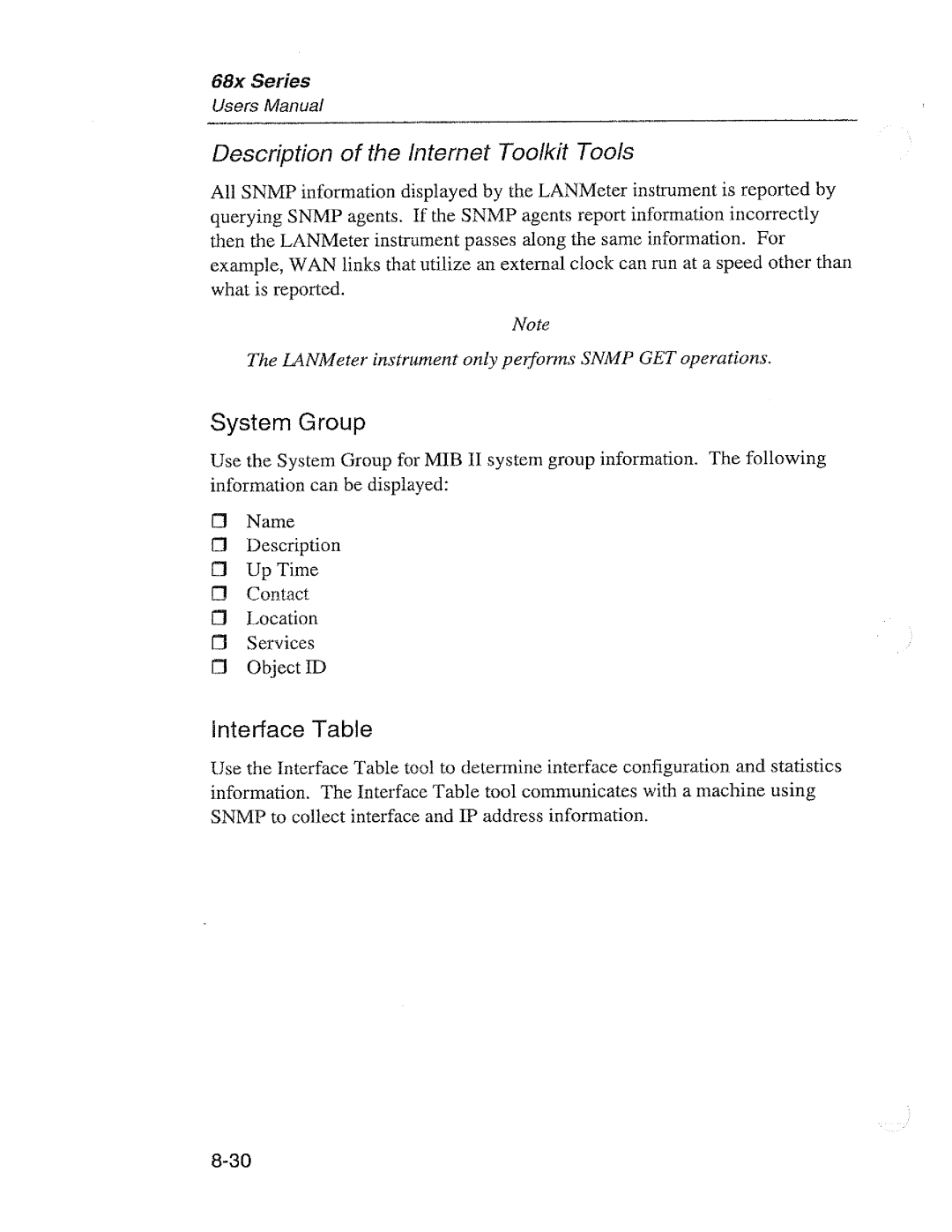 Fluke 68X Series manual 