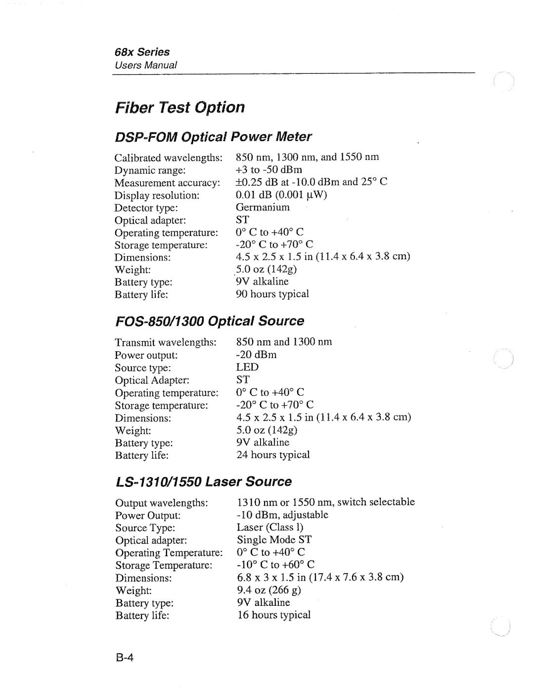 Fluke 68x manual 