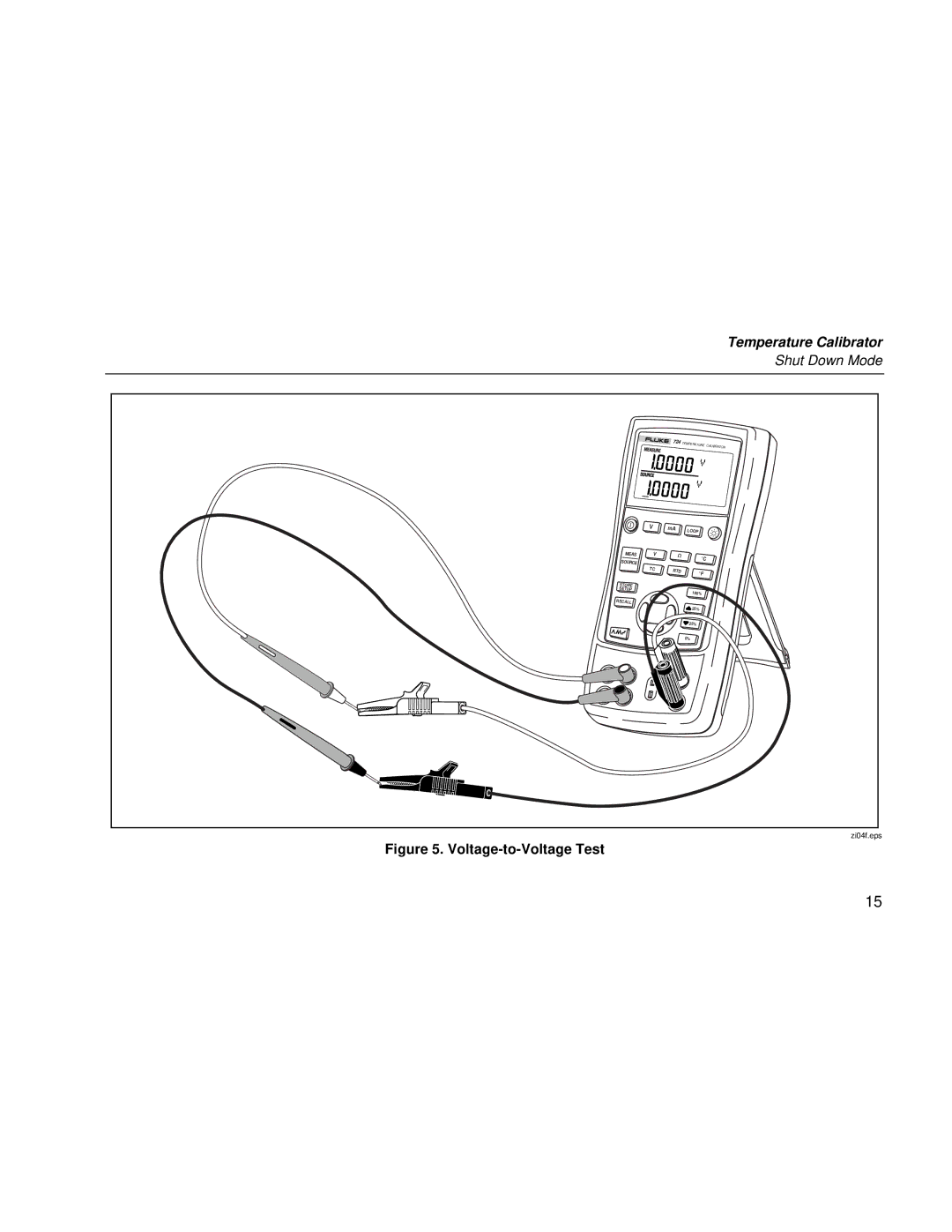 Fluke 724 user manual Voltage-to-Voltage Test 