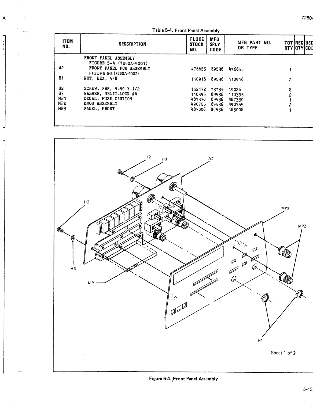 Fluke 7250A manual 