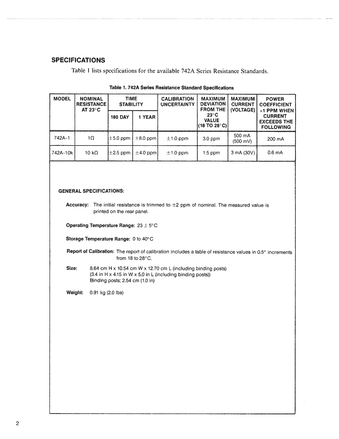 Fluke 742A Series manual 