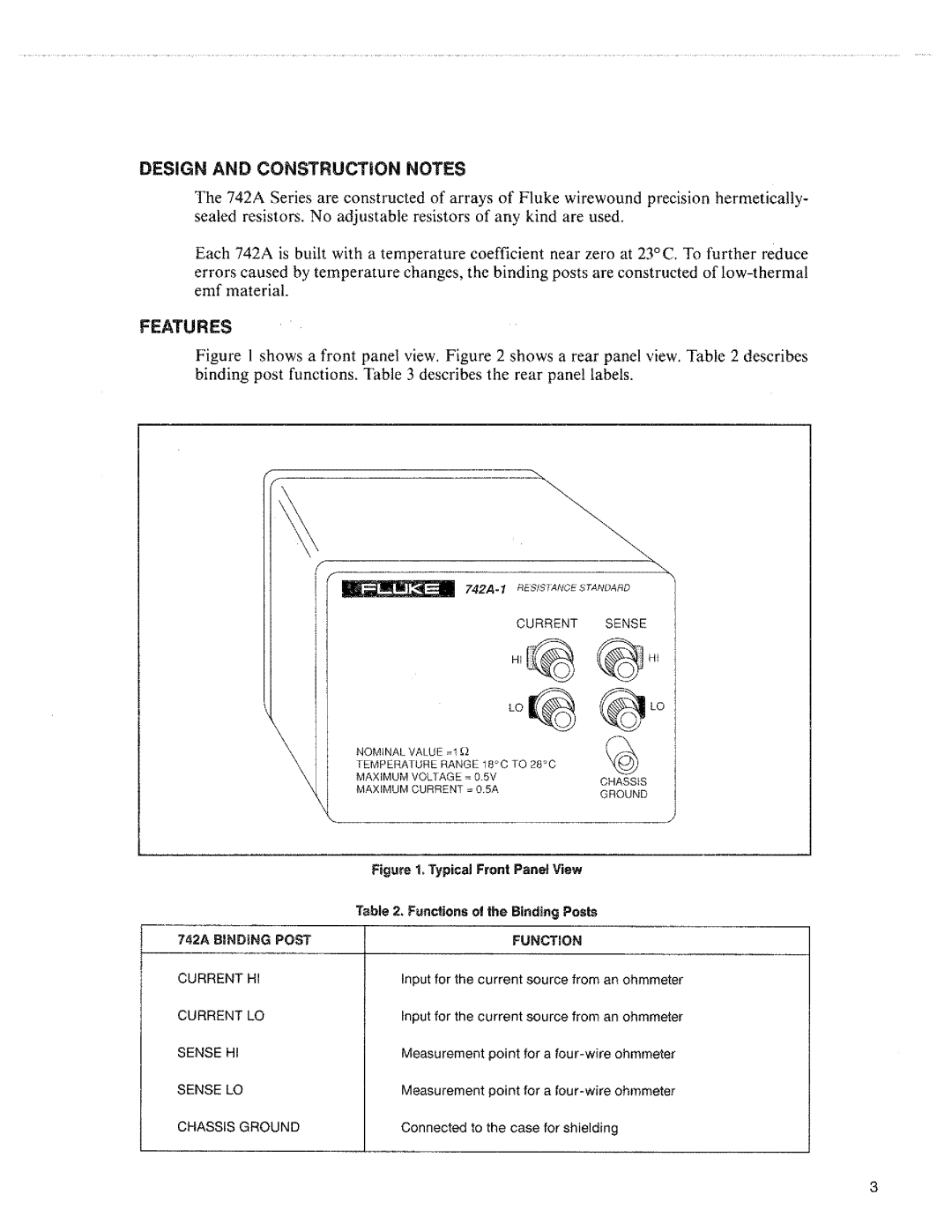 Fluke 742A Series manual 