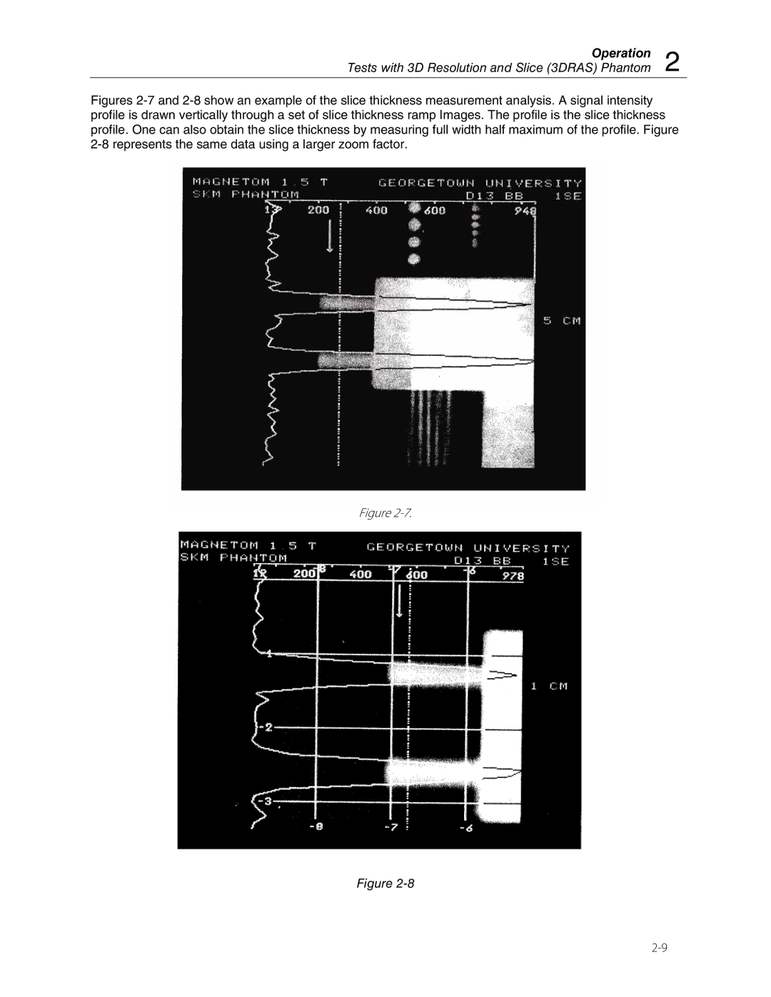 Fluke 76-907, 76-908 user manual Operation Tests with 3D Resolution and Slice 3DRAS Phantom 