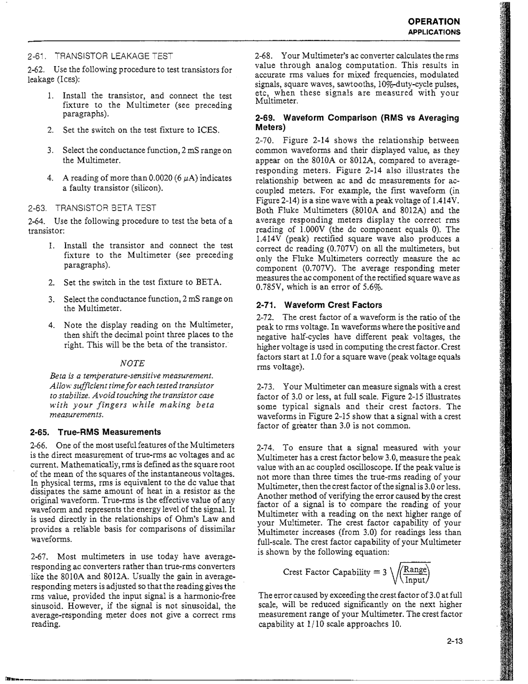 Fluke 8010A manual 