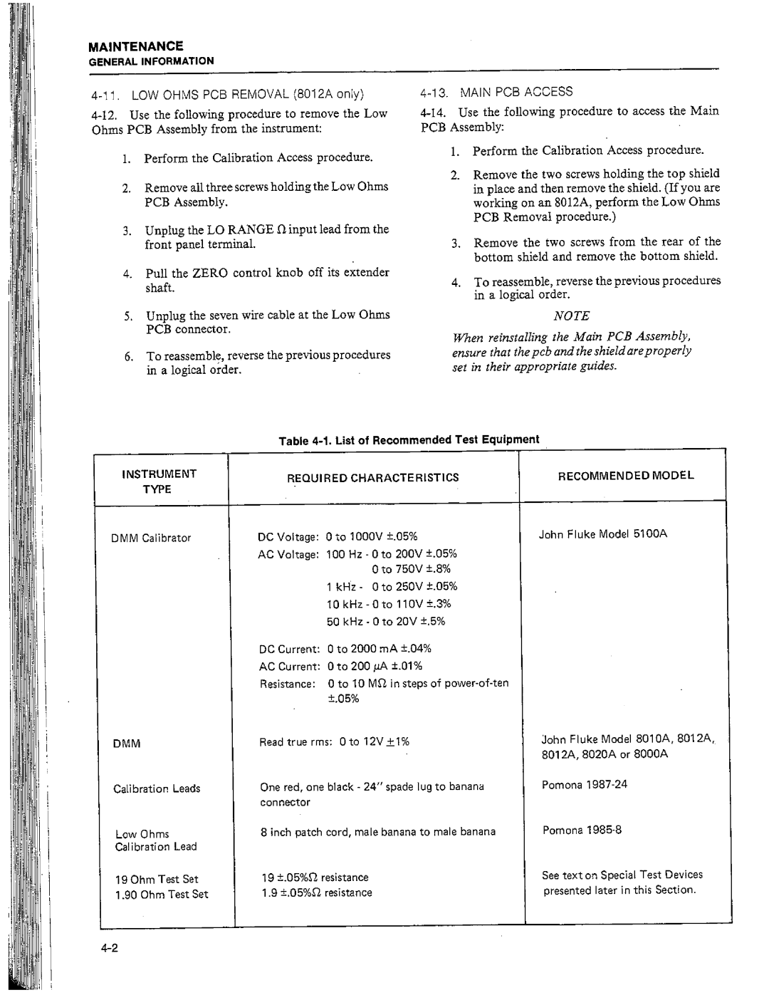 Fluke 8010A manual 