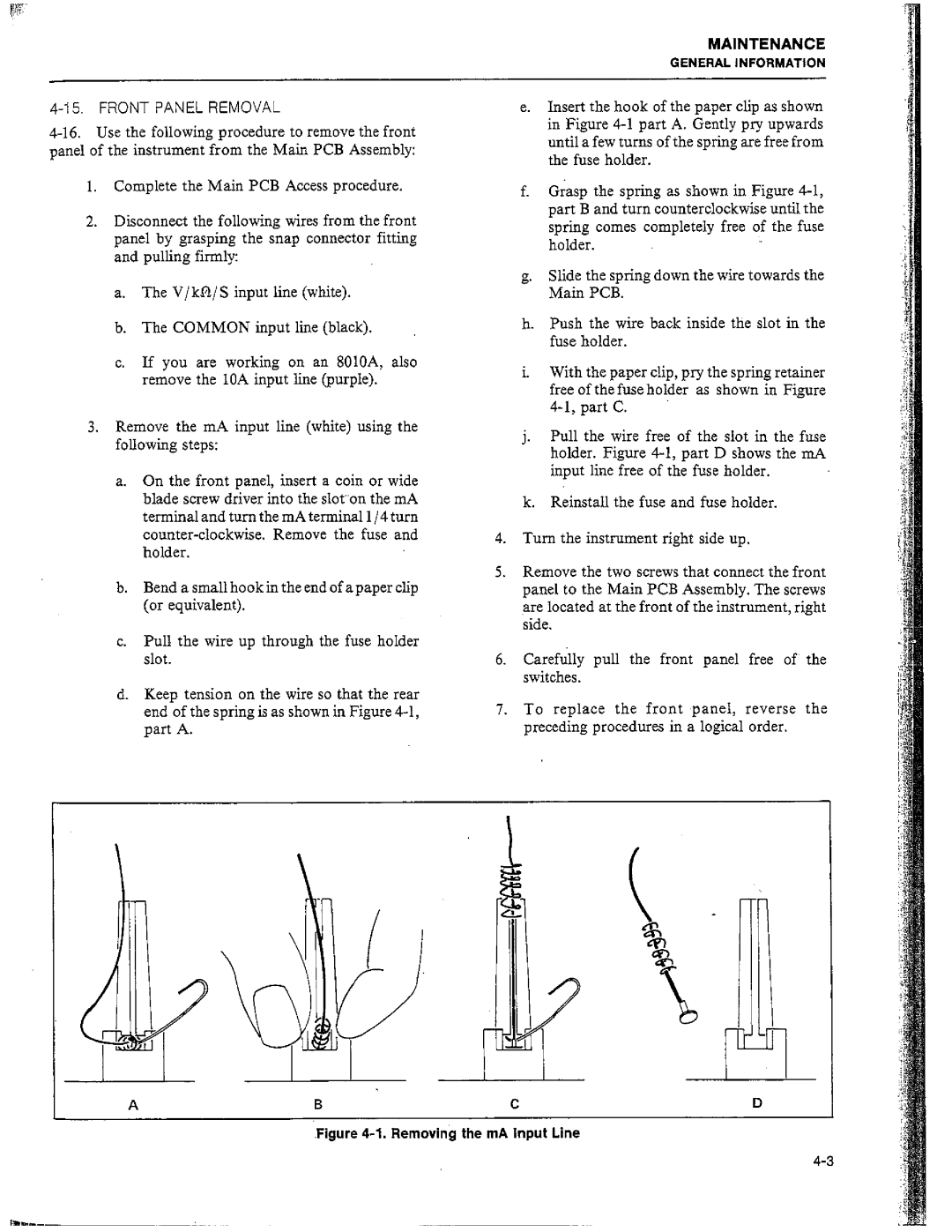 Fluke 8010A manual 