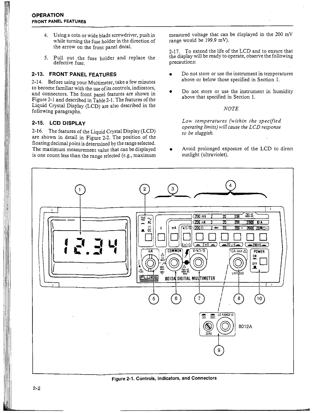 Fluke 8010A manual 