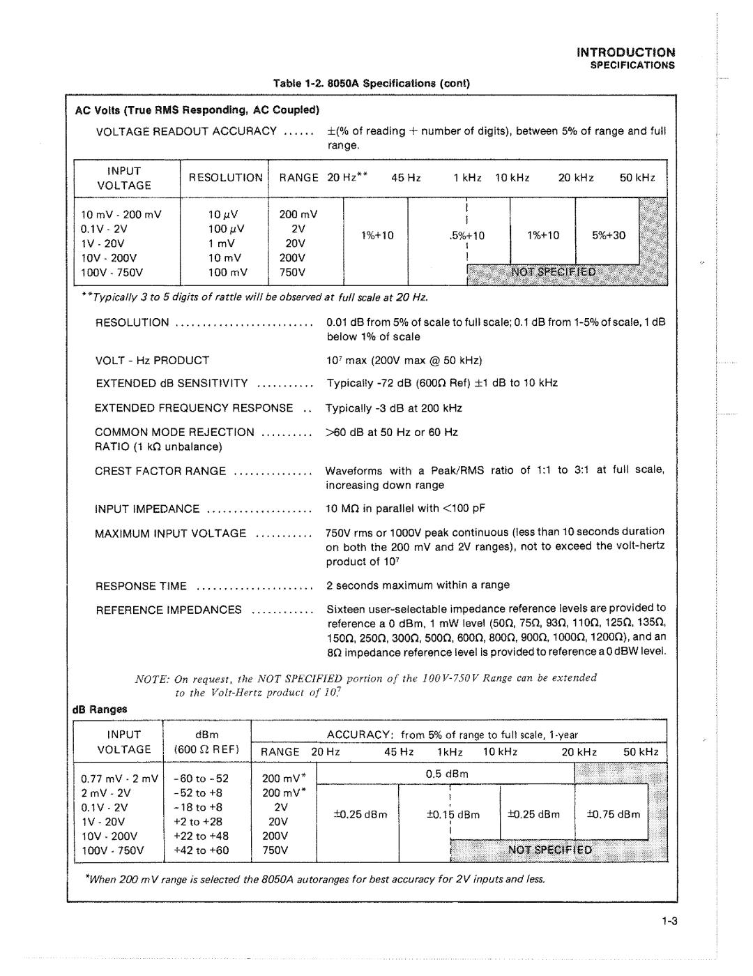 Fluke 8050A manual 