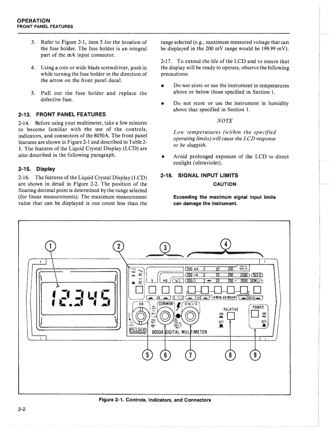 Fluke 8050A manual 