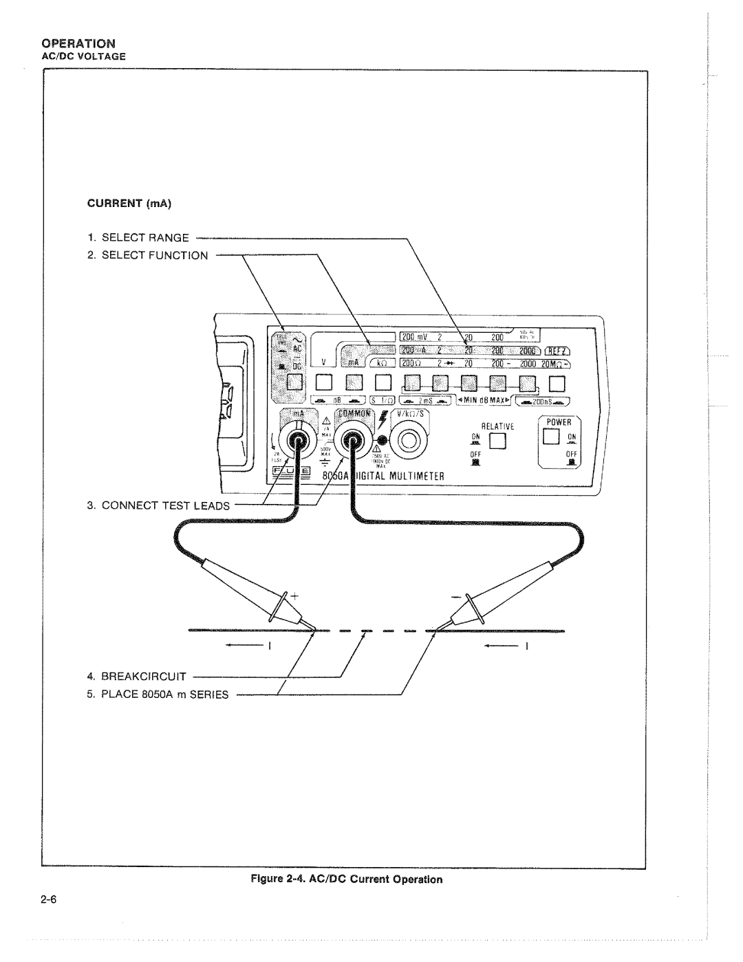 Fluke 8050A manual 