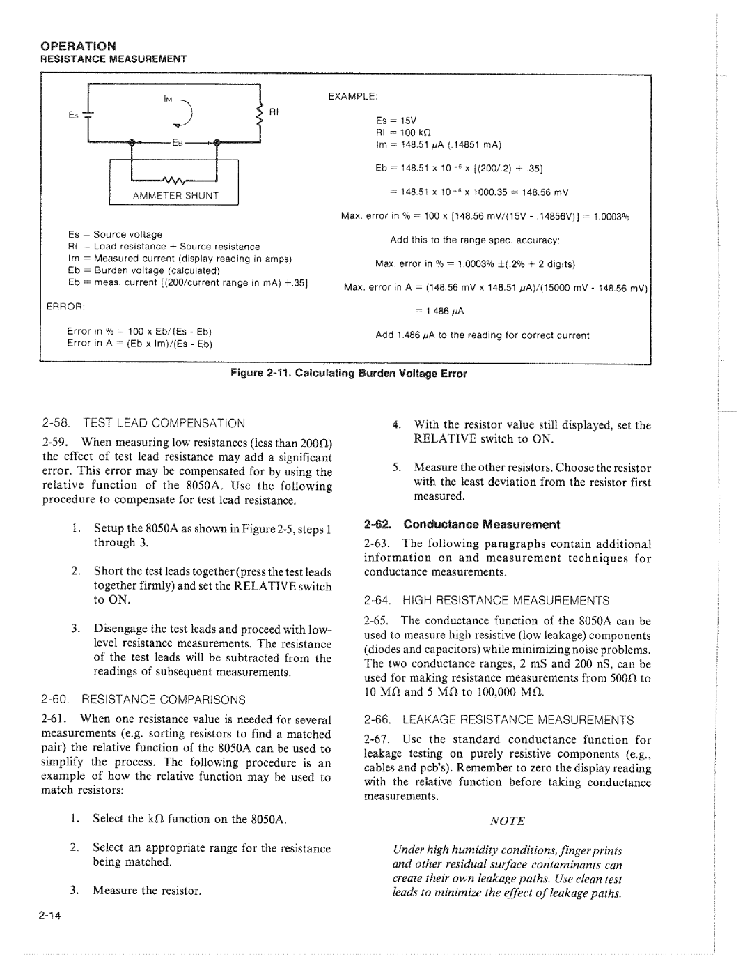 Fluke 8050A manual 