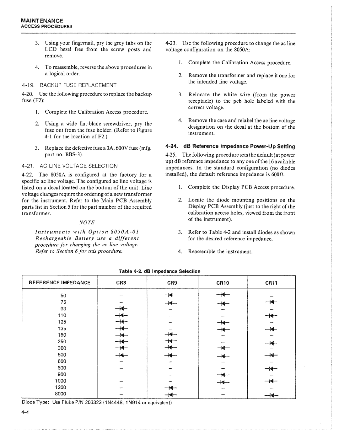 Fluke 8050A manual 