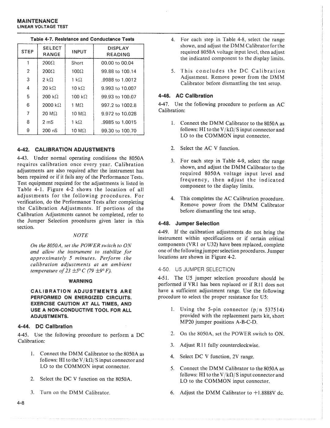 Fluke 8050A manual 