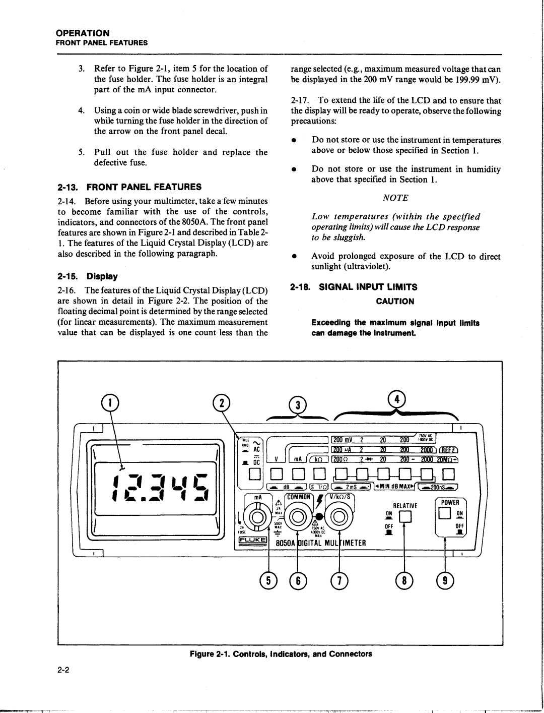 Fluke 8050A manual 