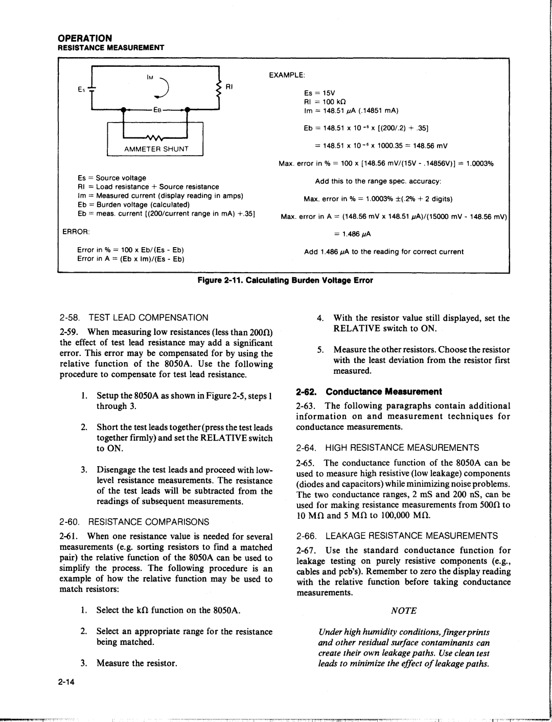 Fluke 8050A manual 