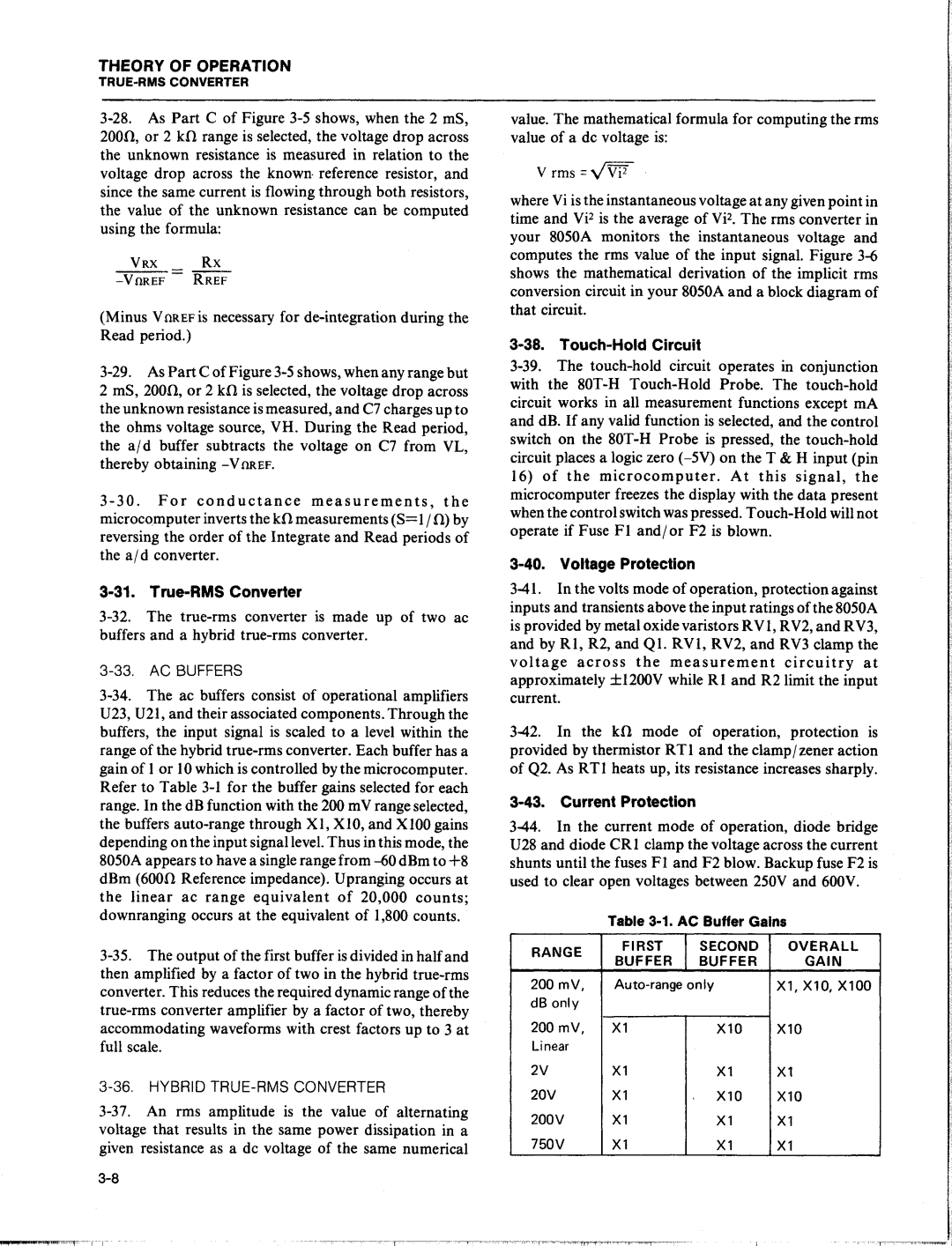 Fluke 8050A manual 