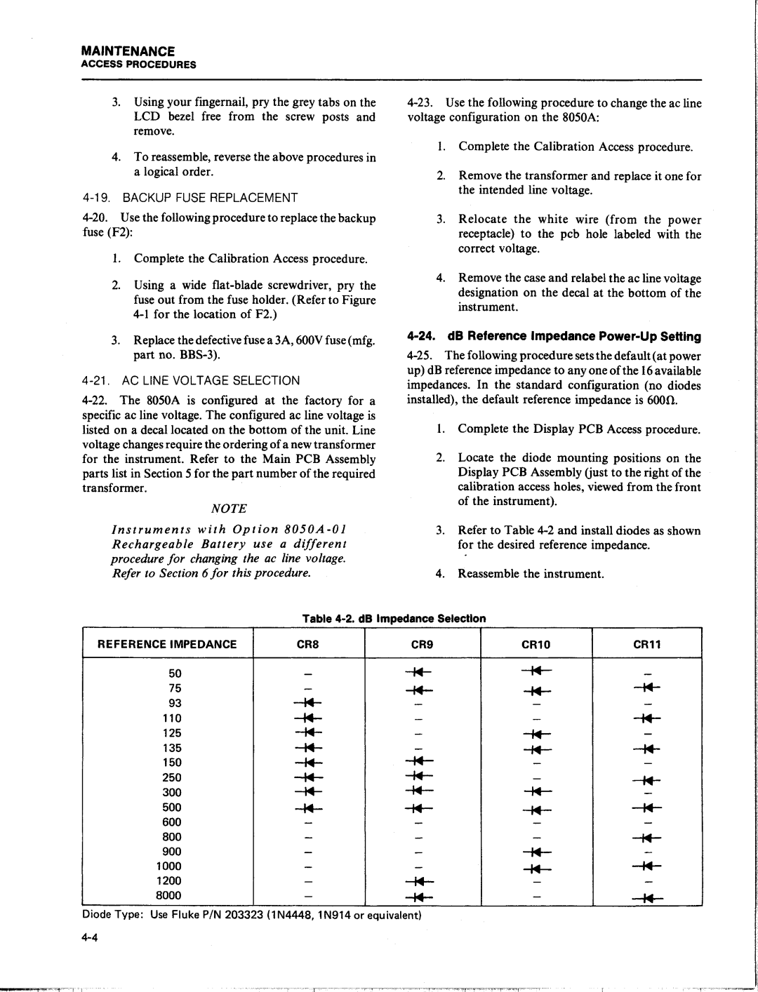 Fluke 8050A manual 