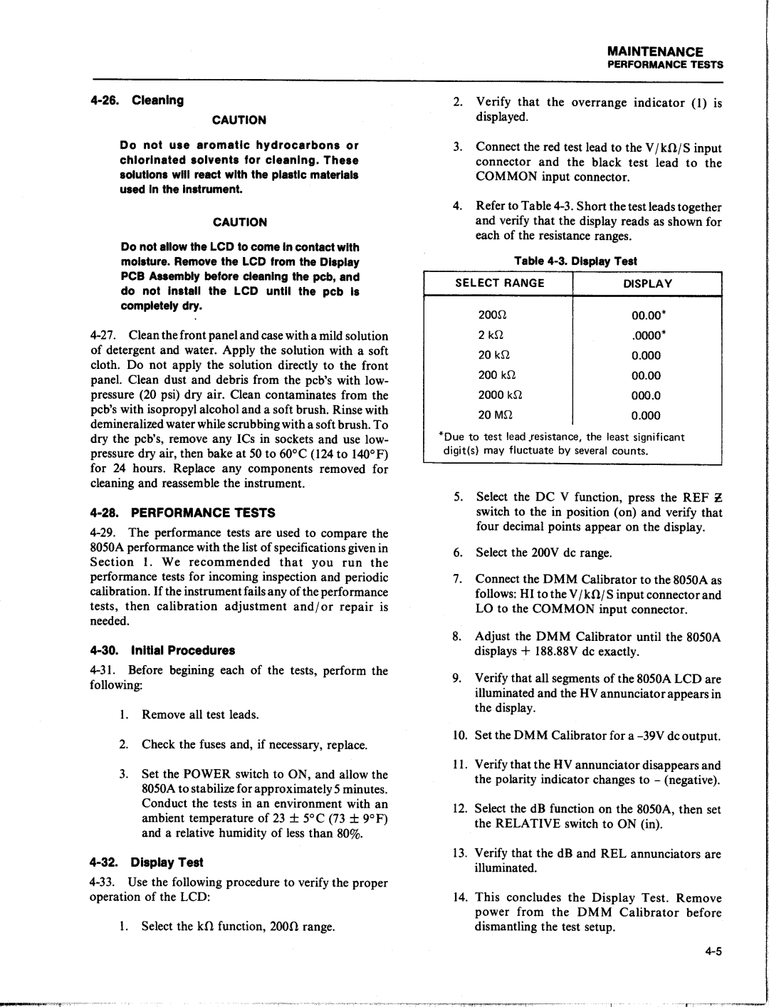 Fluke 8050A manual 